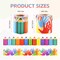 65.6-Ft Crayon Bulletin Board Borders – 2-Pack Die-Cut Rainbow Border Trim Rolls for Classroom, School, Office, and Wall Decorations – Durable & Easy-to-Cut School Supplies